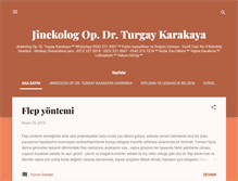 Tablet Screenshot of drturgaykarakaya.com